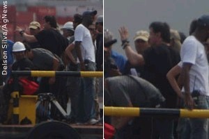 Sylvester Stallone grava primeiras cenas de ‘Os Mercenários’ na Baía de Guanabara