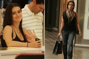 Cleo Pires é clicada fazendo compra em Shopping, no Rio