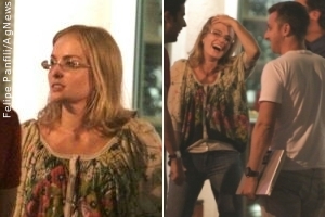 Angélica aparece com novo look