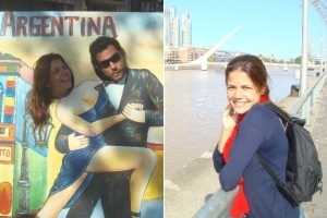 Nívea Stelmann mostra em seu blog fotos de sua viagem na Argentina com Thierry Figueira