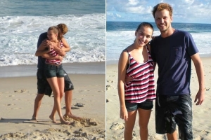 Juliana Boller e Guilherme Berenguer gravam cenas de ‘Paraíso’ na praia