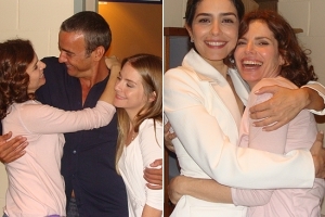 Débora Bloch ganha festa de aniversário surpresa