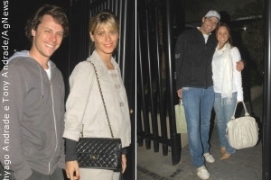 Fernanda Paes Leme comemora seu aniversário com famosos, no apartamento de Bruno Gagliasso