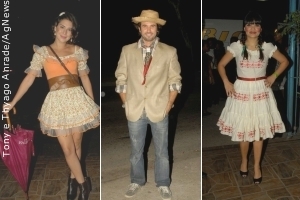 Elenco de ‘Paraíso’ promove festa julina