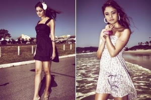 Sophie Charlote fotografa para coleção de marca de roupa