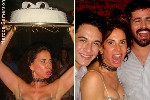 Claudia Alencar comemora seu aniversário no Rio de Janeiro