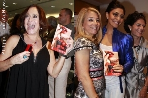 Famosas prestigiam lançamento de livro