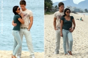 Jonatas Faro e Mariana Rios fotografam para catálogo de moda