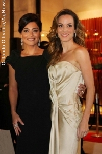 Juliana Paes e Ana Furtado participam de evento em São Paulo