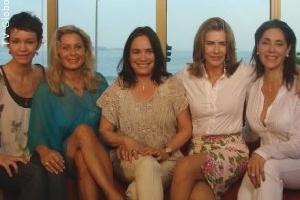 Atrizes participam de encontro histórico, no Fantástico