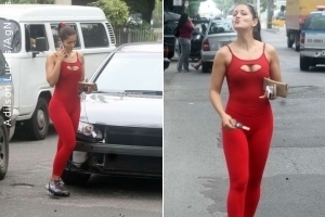 Nana Gouvêa se envolve em batida de carro