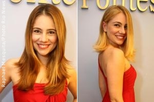 Juliana Baroni muda de visual para viver vilã em novela