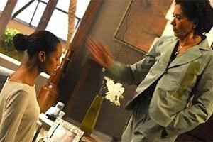 Viver a Vida: Tereza  devolve a bofetada que Luciana levou de Helena