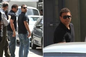 Ronaldo almoça com Marcus Buaiz, marido de Wanessa em São Paulo