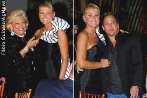 Xuxa recebe famosos em jantar beneficente, em São Paulo