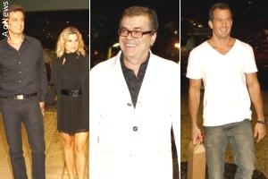 Walcyr Carrasco comemora seu aniversário com famosos