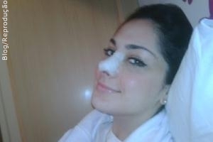 Francine Piaia faz cirurgia plástica e posta foto em seu blog