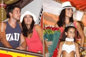 Ex-rainha de bateria da Viradouro, Juliana Paes é homenageada pela escola