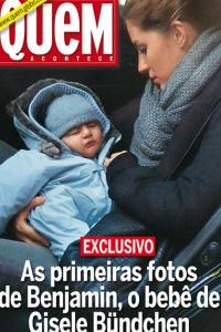 Revista mostra primeira foto do filho de Gisele Bündchen