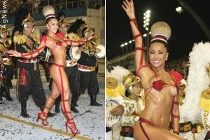 Sabrina Sato desfila pela Gaviões da Fiel