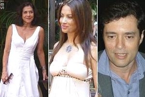 Atores apresentam nova novela do SBT à imprensa em São Paulo