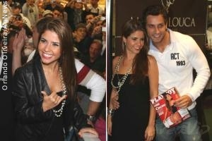 Cacau causa furor em padaria para autografar revista
