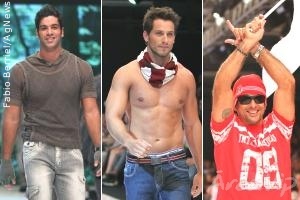 Ex-BBBs desfilam em shopping em Porto Alegre