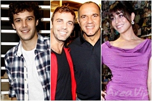 Elenco se reúne para a estreia de “Escrito nas Estrelas”