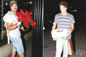 Bruno Gagliasso comemora seus 28 anos com jantar