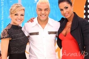 Eliana recebe Belo e Gracyanne Barbosa em seu programa