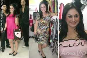 Francine Piaia participa de desfile beneficente no Rio