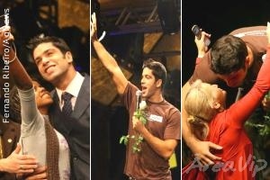 Ex-BBB Cadu participa de desfile em Criciúma
