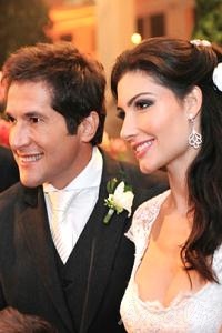 Confira a foto do casamento do cantor Daniel e Aline de Pádua