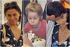 Giovanna Antonelli comemora aniversário do seu filho, no Rio