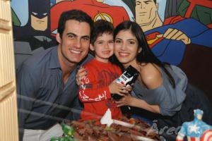 Carlos Casagrande comemora o aniversário de seu filho em São Paulo