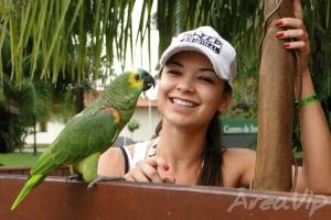 Amanda Françozo curte o Pantanal