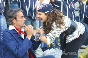 Alexandre Borges e Claudia Raia vivem casal pela sexta vez, na ficção