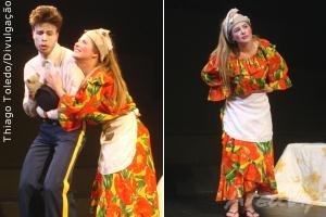 Íris Stefanelli sobe ao palco para interpretar babá