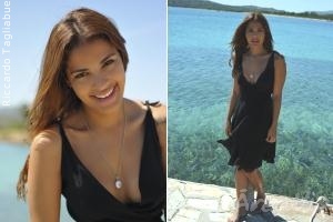 Gyselle Soares faz campanha publicitária na Itália