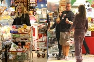 Susana Vieira faz compras com filho e nora no Rio