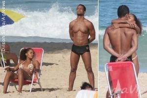 Jonathan Haagensen é clicado aos beijos em praia carioca