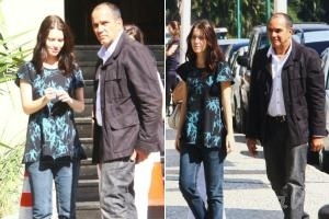 Nathália Dill e Humberto Martins gravam cenas de “Escrito nas Estrelas” no Rio