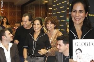Glória Pires lança sua biografia no Rio de Janeiro