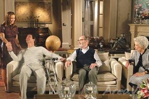 Passione: De muletas, Gerson volta para casa