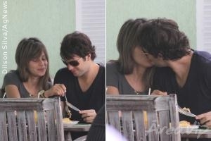 Gustavo Leão é clicado aos beijos em restaurante