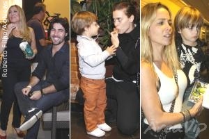 Sessão especial de “Shrek 4” reúne famosos no Rio de Janeiro