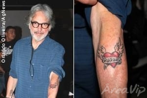 Raul Mascarenhas faz tatuagem em homenagem ao filho morto