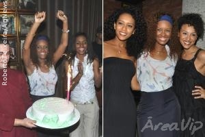 Isabel Fillardis comemora aniversário com amigos famosos