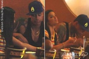 Léo Santana janta com Juliane Almeida em restaurante carioca