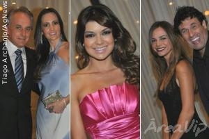 Famosos comparecem ao casamento de Dani Freitas